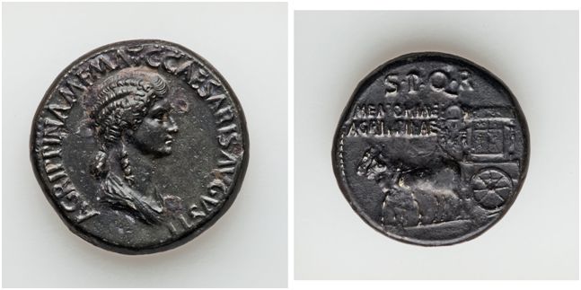 Gaia MAZZOLO. L’iconografia monetale delle Auguste attraverso i secoli. La dinastia Giulio-Claudia.